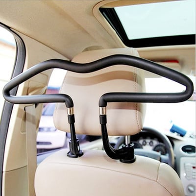 450*250mm Universal Soft Car Coat Hangers Back Seat Headrest Coat Clothes Hanger Jackets Suits Holder Rack Auto Supplies