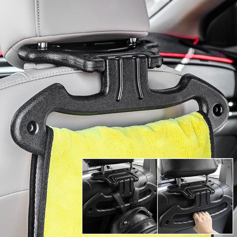 Automobilio praktiška daugiafunkcė automobilio sėdynė, nugaros rankena, kabliukas, saugus porankis, drabužiai, džiovinimo strypas, automobilio kabykla.