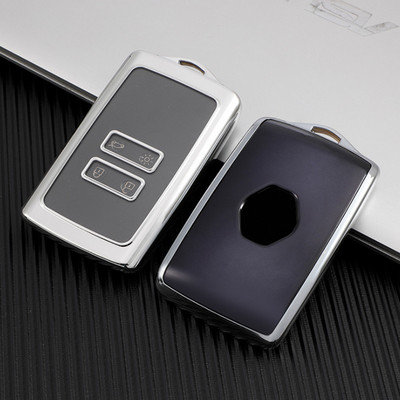 Tpu automašīnas atslēgu futrālis priekš Renault Koleos Zoe Megane 4 RS Captur 4 Sedan 2019 2020 2021 Kadjar Arkana Espace Keys Cover Accessories