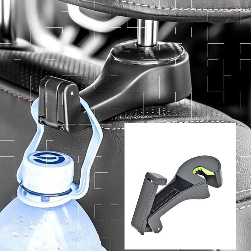 Seljakonks 2 ühes auto peatoe konks telefonihoidikuga istme seljatoe riidepuu käekoti jaoks autokonksud istme seljakonks