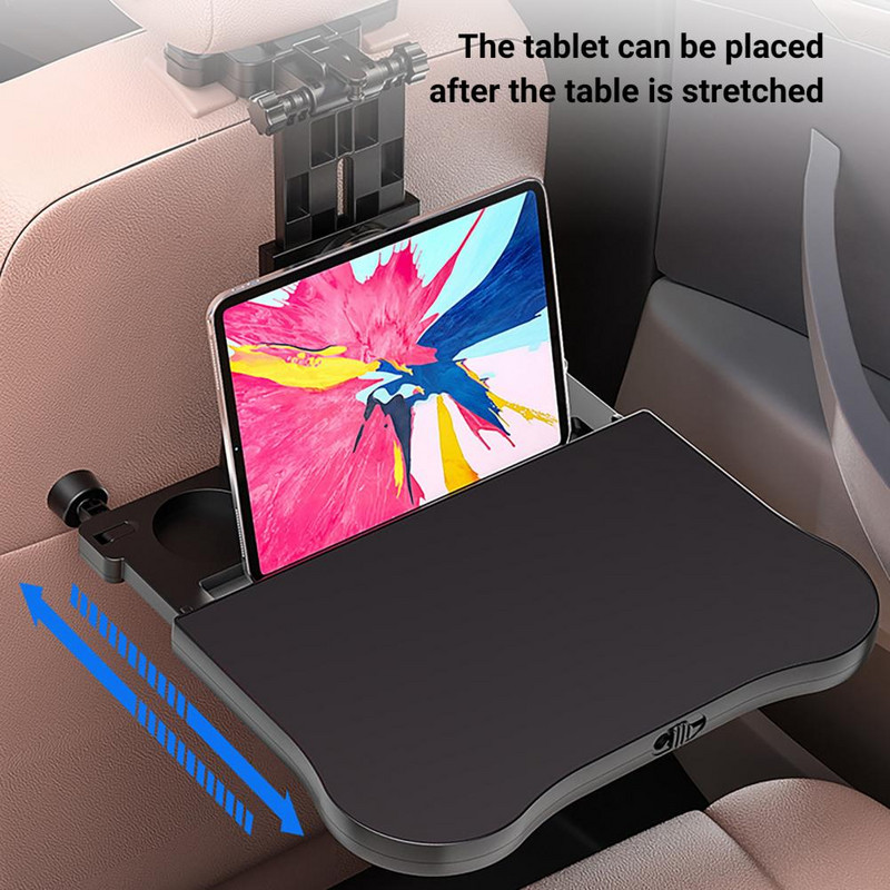 Dropshipping!!A08 Car Travel Table Board Multifunktsionaalne kõrgus Reguleeritav Universaalne Peatoe Kinnitus Istme seljatoe alus arvuti jaoks