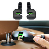 2 KOM Naslon za glavu automobila Kuka Naslon sjedala Vješalica za torbu Ručna torbica Torbica Kupovina Krpa Prijenosne višenamjenske kopče Auto pribor