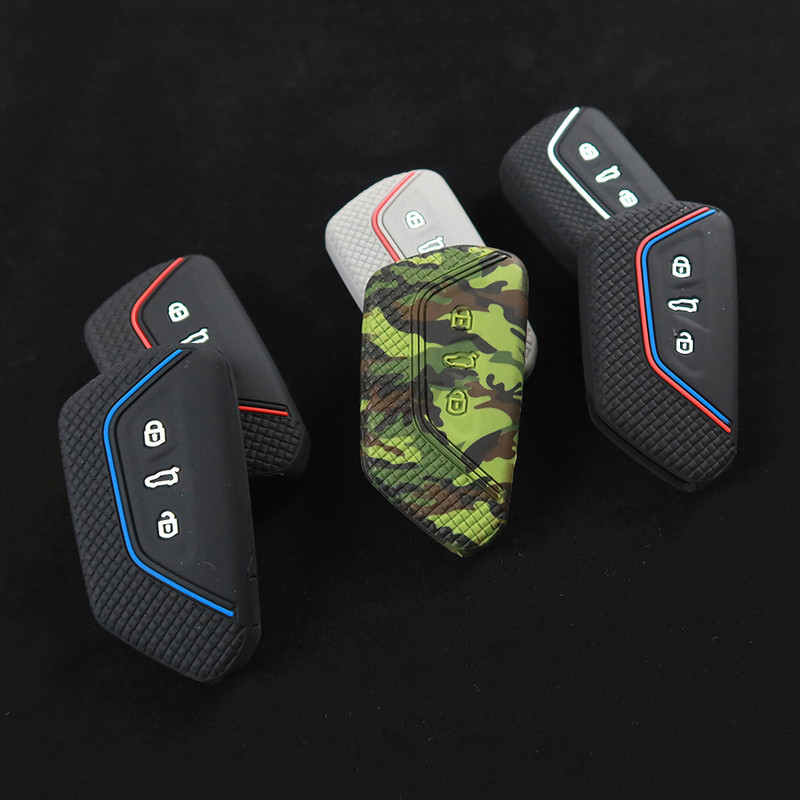 Pentru Skoda Octavia a8 2020 2021 mașină din silicon din spate pentru telecomandă inteligentă husă pentru chei pentru chei pentru Seat leon fr mk4 2019 2020