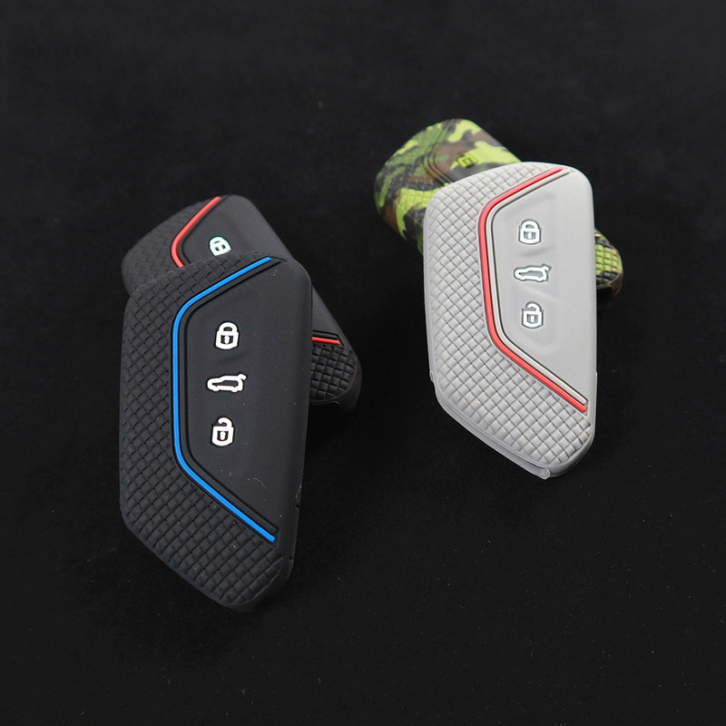 Pentru Skoda Octavia a8 2020 2021 mașină din silicon din spate pentru telecomandă inteligentă husă pentru chei pentru chei pentru Seat leon fr mk4 2019 2020