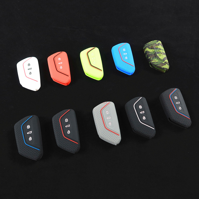 Pentru Skoda Octavia a8 2020 2021 mașină din silicon din spate pentru telecomandă inteligentă husă pentru chei pentru chei pentru Seat leon fr mk4 2019 2020