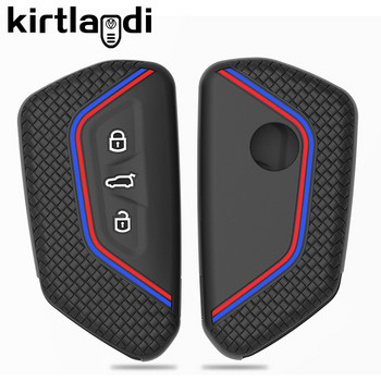 Θήκη κλειδιού σιλικόνης Funda Llave για Volkswagen VW Golf 8 για Seat Leon 2021 Cupra Formentor για Skoda A8 Octavia Mk8 Κάλυμμα μπρελόκ