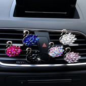 Automobilių oro gaiviklis Oro kondicionierius Oro išleidimo anga Swan Diamond Aromaterapija Automobilių kvepalų segtukas Mieli automobilio salono priedai