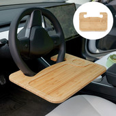 Automatski upravljač od bambusa Stol Držač stola za jelo Multifunkcionalna ladica za rad Blagovaonica Laptop IPad Notebook Dodaci za automobil