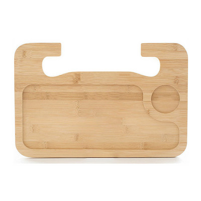 Automatski upravljač od bambusa Stol Držač stola za jelo Multifunkcionalna ladica za rad Blagovaonica Laptop IPad Notebook Dodaci za automobil