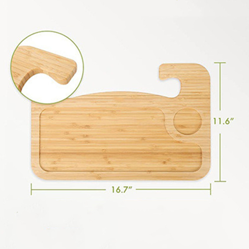 Automatski upravljač od bambusa Stol Držač stola za jelo Multifunkcionalna ladica za rad Blagovaonica Laptop IPad Notebook Dodaci za automobil