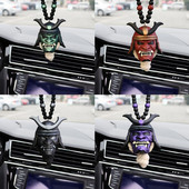 Casca Samurai Kabuto / Hannya Japonez Oni Mașină Oglindă Ornamente Oglindă Japoneză Samurai Assassin Demon Oni Masca Pandantiv mașină