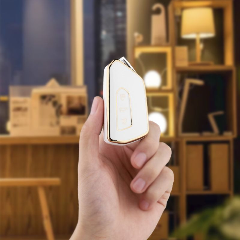 Husa TPU pentru chei auto pentru VW Volkswagen Golf 8 MK8 ID.3 ID.4 Cupra Skoda Octavia A8 SEAT Leon MK4 2020 2021 Formentor Tarraco