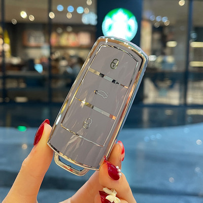 TPU automobilio raktų dėklo dangtelis, skirtas VW Volkswagen Golf 8 MK8 ID.3 ID.4 Cupra Skoda Octavia A8 SEAT Leon MK4 2020 2021 Formentor Tarraco