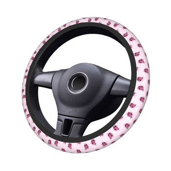 Ladybug Ladybird Insect Lover Car Steering Heel Cover 37-38 Elastic Steering Heel Protective Cover Steering-Wheel Cover