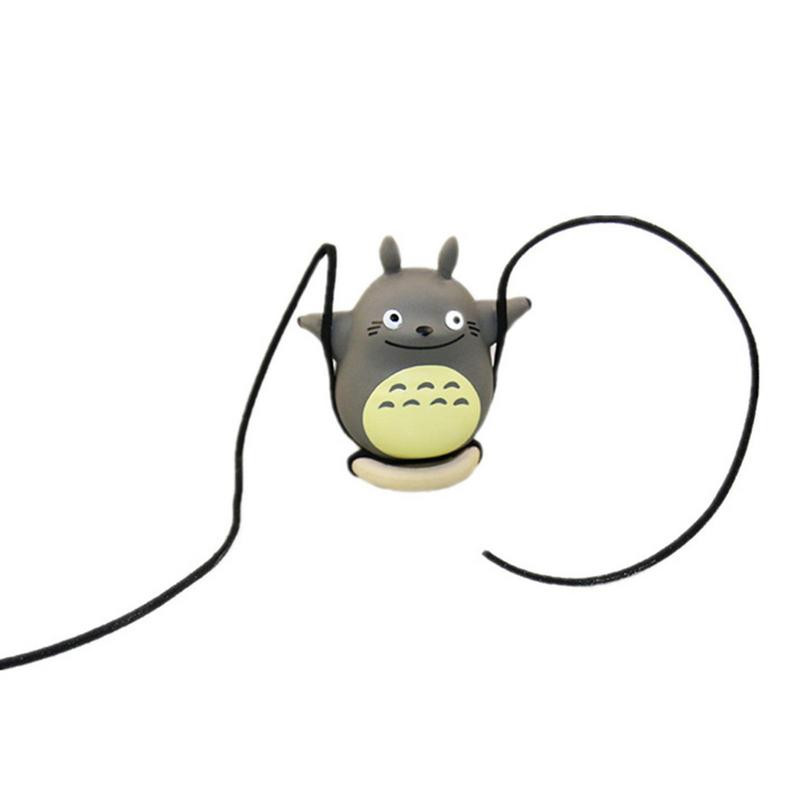 Autó Anime Kawaii Totoro medál autó Ghibli lengő dísz Auto visszapillantó tükör Kawai függő figura dekorációs kiegészítő