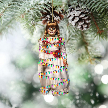 Καθρέφτες οπισθοπορείας Γούρια Κρεμαστό στολίδι Απόκριες Χριστουγεννιάτικο στολίδι κούκλα τρόμου Εφιάλτης κούκλα Gnome Κρεμαστό Κρεμαστό αυτοκίνητο