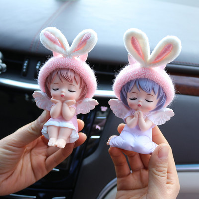 Decoratiune Auto Priza Aer Aromaterapie Decoratiune Draguta Inger Ornamente Accesorii Auto Interior pentru Fete