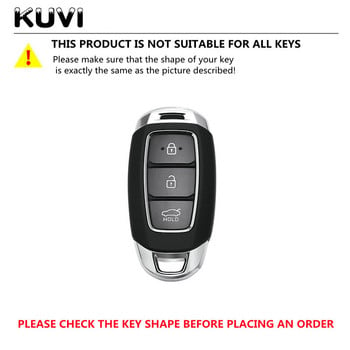 TPU Car Remote Key Case Shell Fob για Hyundai i30 IX35 Kona Encino Solaris Azera Grandeur Ig Accent TM Palisade Santa Fe