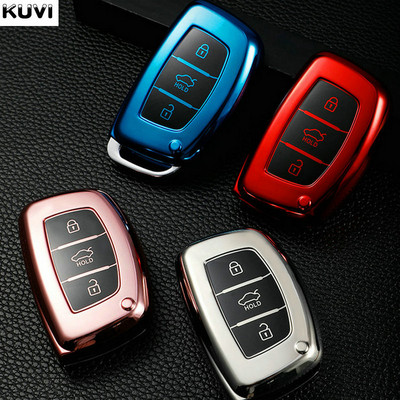 TPU autós kulcstartó tok a Hyundai Tucson Sonata Fe Creta ix25 ix35 ix45 i10 i20 i30 i40 Verna Solaris Mistra Elantra Accenthez