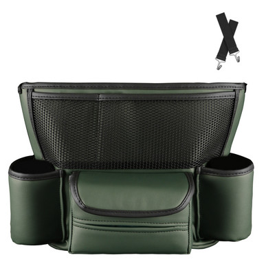 Srednja torba za pohranu na prednjem sjedalu automobila od PU kože Središnja konzola za auto Središnja konzola Organizator maramica Spremište Spremnik za spremanje Paket izolacijskih blokova