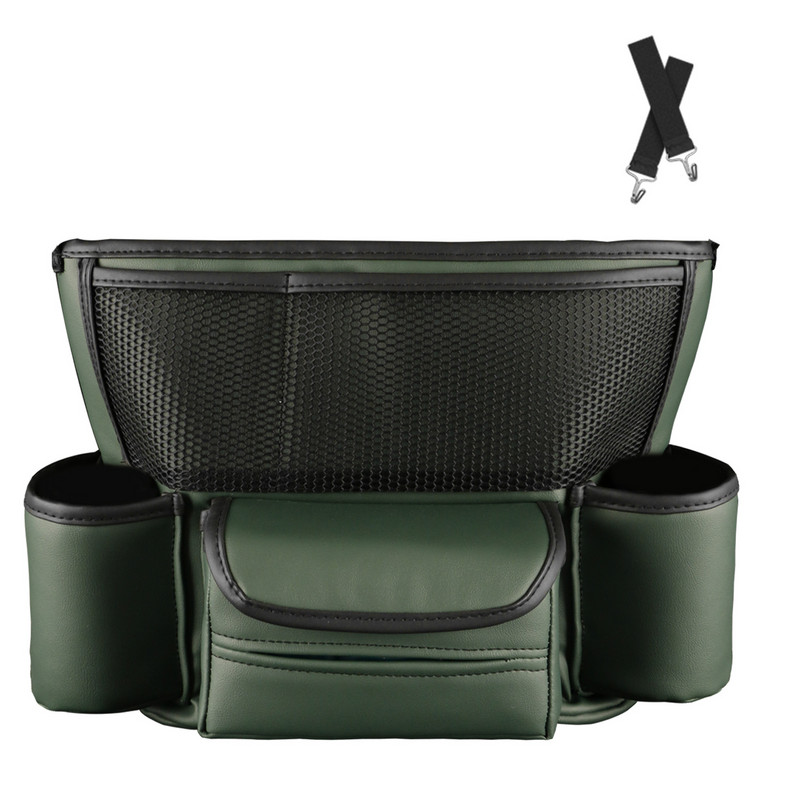 Srednja torba za pohranu na prednjem sjedalu automobila od PU kože Središnja konzola za auto Središnja konzola Organizator maramica Spremište Spremnik za spremanje Paket izolacijskih blokova