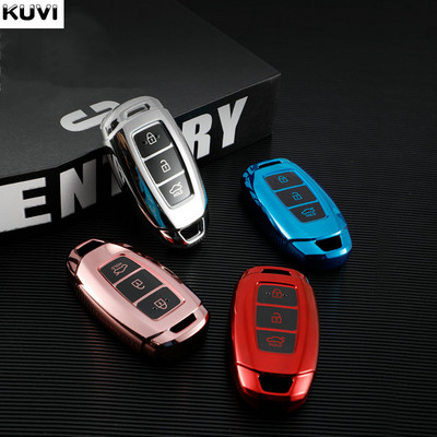Színes TPU autós kulcstartó tok ház Hyundai i30 Ix35 Kona Encino Solaris Azera Grandeur Ig Accent TM Palisade Santa Fe