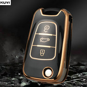 Carcasa de moda TPU pentru chei cu rabat pentru KIA Rio 3 Soul Optima Ceed K2 Cerato Sportage pentru Hyundai Elantra Accent i20 ix35