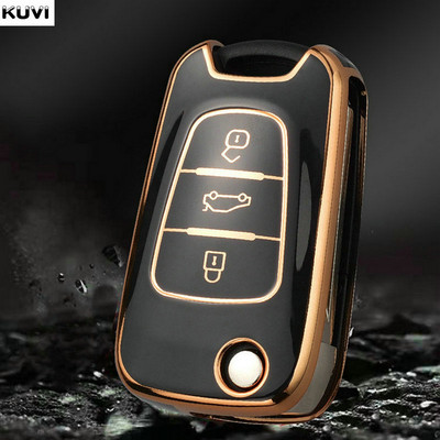Carcasa de moda TPU pentru chei cu rabat pentru KIA Rio 3 Soul Optima Ceed K2 Cerato Sportage pentru Hyundai Elantra Accent i20 ix35