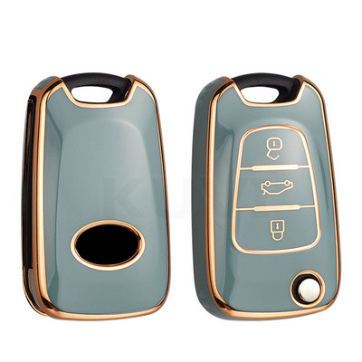 Carcasa de moda TPU pentru chei cu rabat pentru KIA Rio 3 Soul Optima Ceed K2 Cerato Sportage pentru Hyundai Elantra Accent i20 ix35