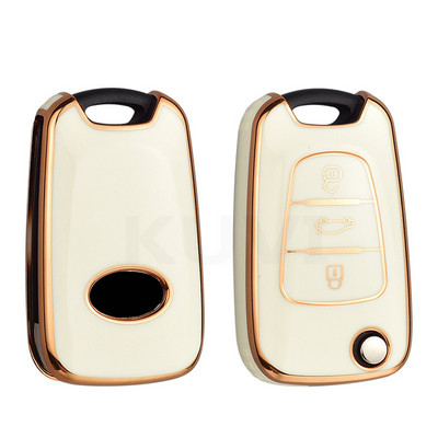 Carcasa de moda TPU pentru chei cu rabat pentru KIA Rio 3 Soul Optima Ceed K2 Cerato Sportage pentru Hyundai Elantra Accent i20 ix35