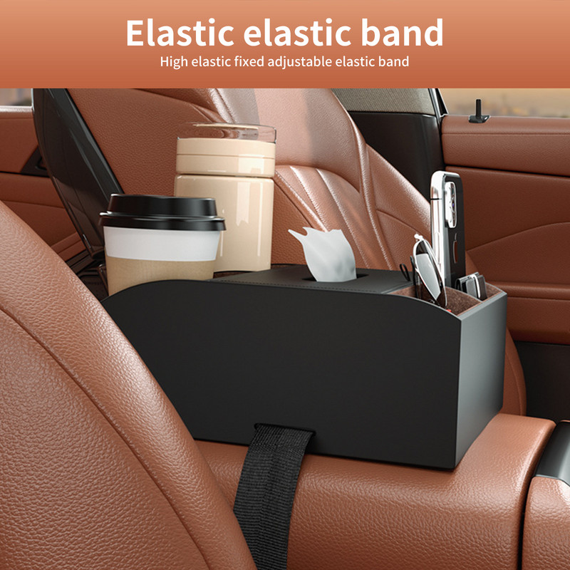Višenamjenska kutija za pohranu u automobilu Naslon za ruke Organizatori Spremanje unutrašnjosti automobila Dodaci za pospremanje za telefonske maramice Držač za piće