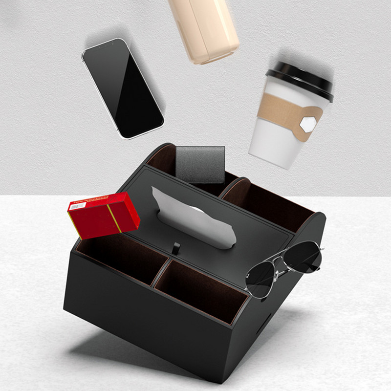 Višenamjenska kutija za pohranu u automobilu Naslon za ruke Organizatori Spremanje unutrašnjosti automobila Dodaci za pospremanje za telefonske maramice Držač za piće