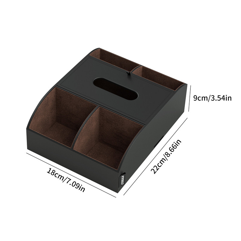 Višenamjenska kutija za pohranu u automobilu Naslon za ruke Organizatori Spremanje unutrašnjosti automobila Dodaci za pospremanje za telefonske maramice Držač za piće