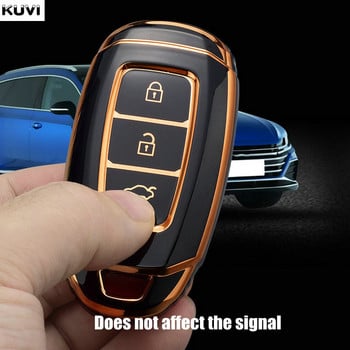 TPU Car Remote Key Case Shell Fob για Hyundai i30 IX35 Kona Encino Solaris Azera Grandeur Ig Accent TM Palisade Santa Fe