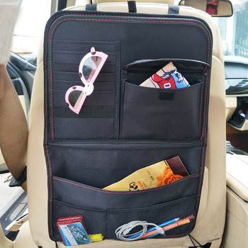 Чанта за съхранение на облегалката на столчето за кола Чанта-органайзер за кола Сгъваема табла за маса за хранене Пътна чанта за съхранение Аксесоари за интериора на колата