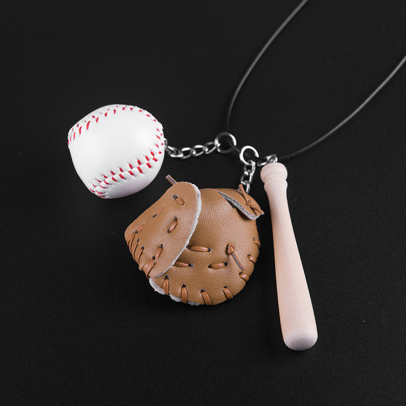 Automobilių aksesuarai beisbolo pirštinės, pakabinami pakabukai, papuošalai, automobilio interjeras, galinio vaizdo veidrodėlis, dekoravimas, kabantis apdaila, automobilio stilius