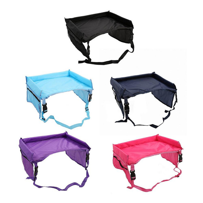 Scaun de mașină pentru copii Tavă de călătorie Scaun de siguranță rezistent la apă Joaca Snack Draw Masa Organizator Depozitare pentru scaune de mașină Cărucioare Călătorii acasă