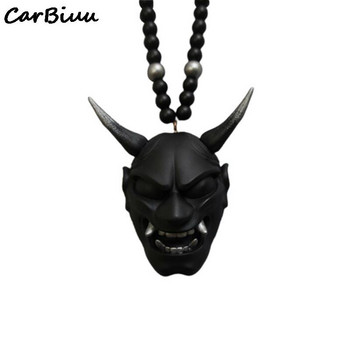 Hannya Japanese Oni - Japanese Samurai Assassin Demon Oni Mask Car Hanging Resin κρεμαστό εσωτερικό αυτοκινήτου