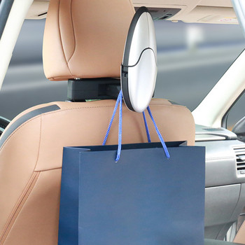 Универсална закачалка за кола ABS Сгъваеми аксесоари Многофункционална кука за облегалката на седалката Кука за дрехи Луксозно яке Кука за съхранение за кола
