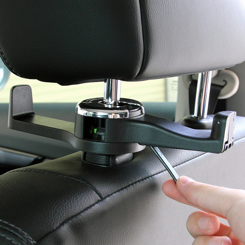 Automobilio galvos atramos kabliai Telefono laikiklis Automobilinės sėdynės nugarėlė Kabykla krepšiui Rankinė Piniginė Maisto prekių audinys Sulankstomas spaustukai Organizatorius Automobilio priedai