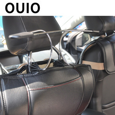 Autó hátsó ülés fejtámla rozsdamentes acél ruhaakasztó Mercedes W203 BMW E39 E36 E90 F30 F10 Volvo XC60 Audi A6 c5 c6 Q5 Q7
