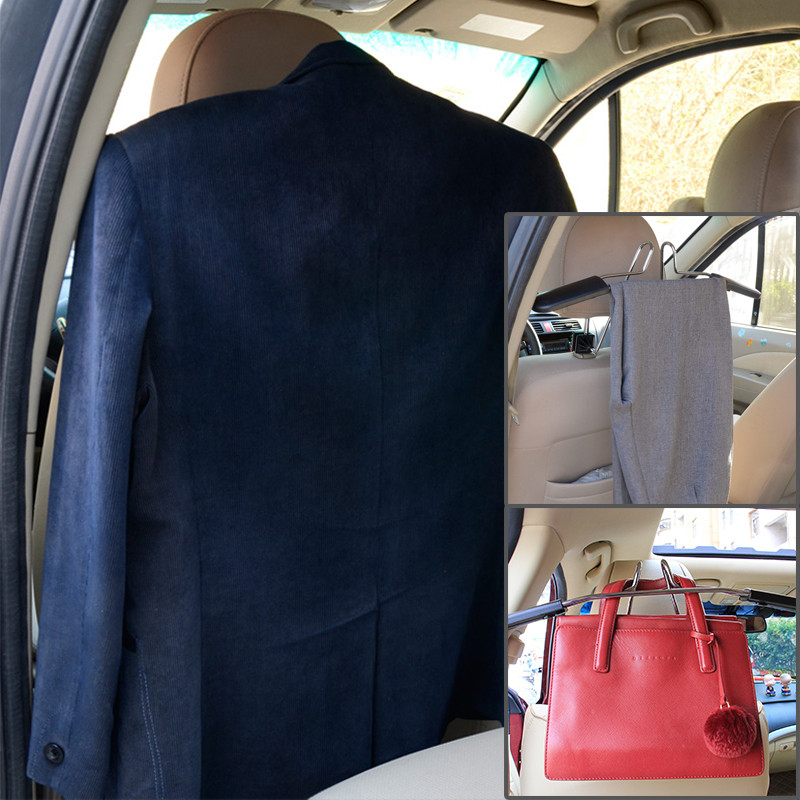 Automobilio galinės sėdynės galvos atrama nerūdijančio plieno kabykla, skirta Mercedes W203 BMW E39 E36 E90 F30 F10 Volvo XC60 Audi A6 c5 c6 Q5 Q7