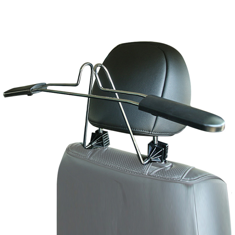 Automobilio kabykla Automobilinė kėdutė galvos atrama Drabužių kabykla nerūdijančio plieno paltai Striukės Laikiklis chalato kablys automobilio salono priedams