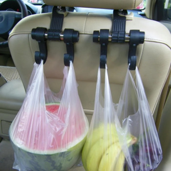 Γάντζος πλάτης καθίσματος αυτοκινήτου Περιστρεφόμενος 180 μοιρών Πολυλειτουργικός μεταλλικός καθίσματα αυτοκινήτου Κρεμάστρα για τσάντα για στήριγμα τσάντας