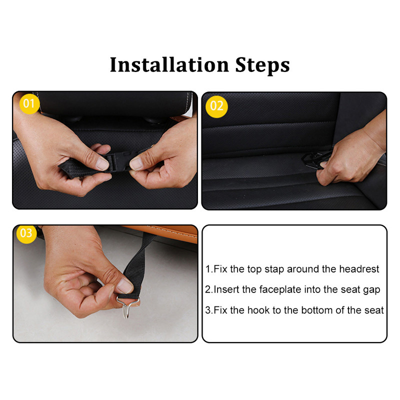 Sulankstomas automobilio sėdynės atlošas Organizatoriaus stalo padėklas vaikams Kelionėms Vaikų laikymo krepšys Apsauga Automobilio laikiklis laikymo organizatorius