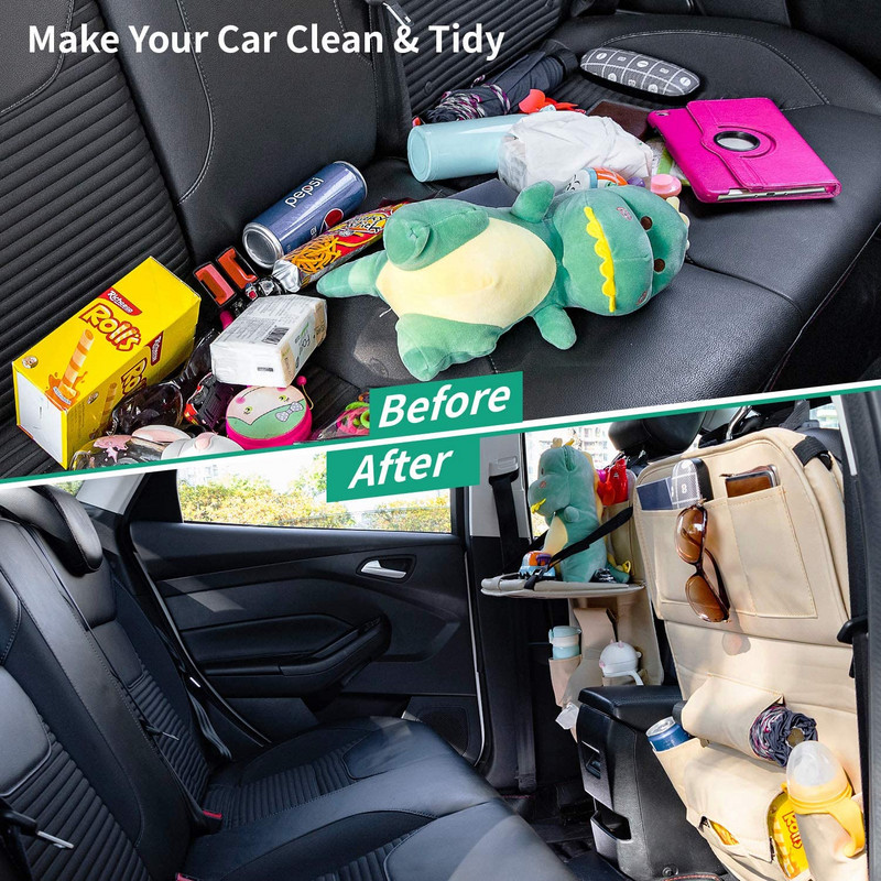 Torba za pohranu organizatora naslona sjedala automobila Sklopivi stalak za blagovanje Stol poslužavnik Organizator za pohranu automobila Putna torba za pohranu Dodaci za automobil