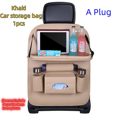 Automobilio galinės sėdynės laikiklis su jutiklinio ekrano planšetinio kompiuterio laikikliu Automatinės saugojimo kišenės, uždengiančios automobilio sėdynės nugaros apsaugos, skirtos kelionėms vaikams