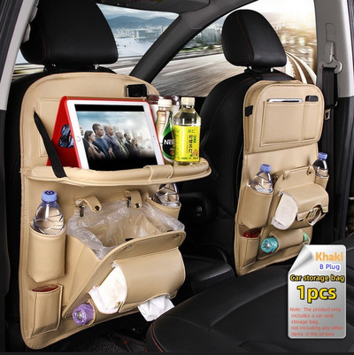 Automobilio galinės sėdynės laikiklis su jutiklinio ekrano planšetinio kompiuterio laikikliu Automatinės saugojimo kišenės, uždengiančios automobilio sėdynės nugaros apsaugos, skirtos kelionėms vaikams