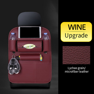 Automobilio užpakalinės sėdynės laikymo krepšys su sulankstomu stalo dėklu planšetinio kompiuterio laikikliu servetėlės automatinio nugaros sėdynės krepšio apsaugos priedai