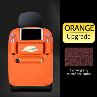 Automobilio užpakalinės sėdynės laikymo krepšys su sulankstomu stalo dėklu planšetinio kompiuterio laikikliu servetėlės automatinio nugaros sėdynės krepšio apsaugos priedai